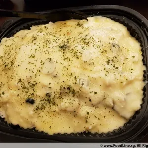 Baked Cheesy Olive Rice