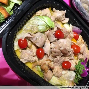 Roasted Boneless Chicken Orange Segment Reduction