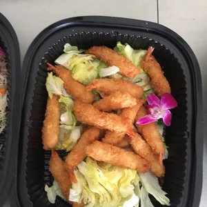 Tempura Prawn w Wasabi Dip