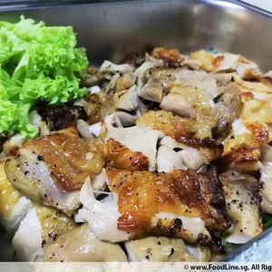 Oven Roasted Chicken Black Pepper Sauce