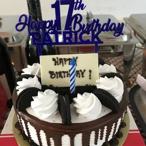 1x Eggless Oreolicious @$32.9 (Size: 7 Inch (7-10 pax)) (Big Candles : 9) (Small Candles : 9)
