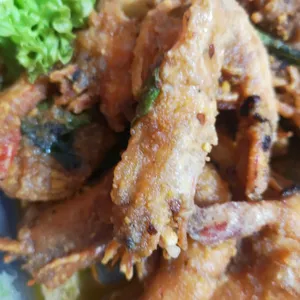 咸蛋虾 Salted Egg Prawns (Small)