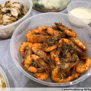 Stir Fried Italian Herb Tiger Prawn