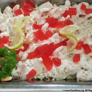 什果沙律虾球 (去壳) Salad Prawn w/ Cocktail (De-Shell)