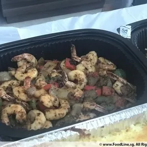 Cajun Garlic Prawns