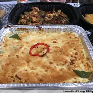 Potato Shiitake Au Gratin