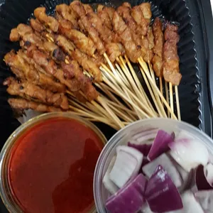 Cooked Chicken Satay (50 pcs)