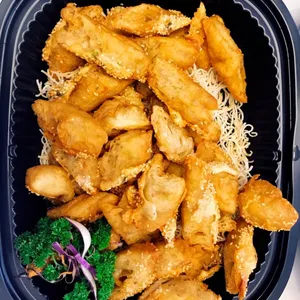 Sotong Paste Dough Fritters with Mayonnaise