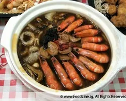 Festive Claypot (Mushroom, sea cucumber, fish maw, prawn, fresh scallop, fa chye, long cabbage, abalone slices) | Customer Photo | International Catering Pte Ltd