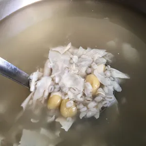 BARLEY BEAN CURD WITH GINGKO NUTS 白果薏米汤