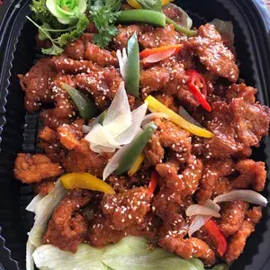 糖醋三椒排骨王 Sweet & Sour Pork Chop w/Capsicum