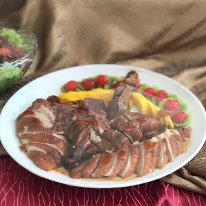 Crispy Roasted Slice Duck with Mango 芒果切片鸭