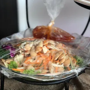 Assorted Cold Cut Combination 锦绣中西拼 (沙律鲜虾片, 生捞贵妃贝, 黑椒烟熏鸭片, 迷你八爪鱼)<br>
