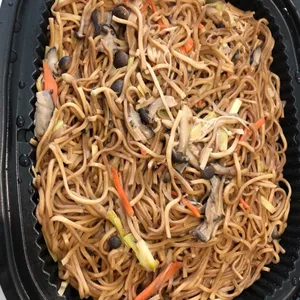 Stewed Ee Fu Noodles with Wild Mushrooms