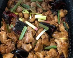 Wok Fried Szechuan Gong Bao Chicken with Cashews | Customer Photo | On & On Diners