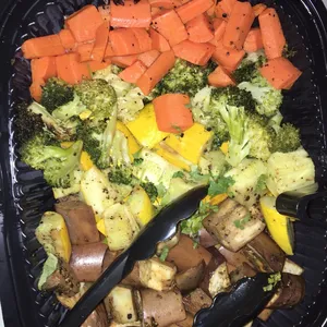 Roasted Rainbow Vegetables <i>with broccoli, eggplant, carrot and yellow zucchini</i>