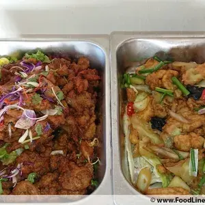芥菜蚝油炒鱼片 Sliced Fish w/Mustard Plant In Oyster Sauce