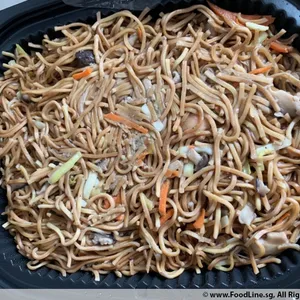 Stewed Ee Fu Noodles with Wild Mushrooms