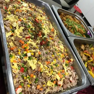 Singapore Style Fried Brown Rice