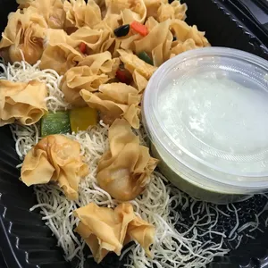 Crispy Flower Wanton <br><i>with cilantro-lime mayonnaise</i>