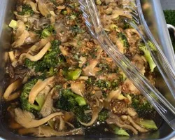 OYSTER SAUCE BROCCOLI WITH MUSHROOMS | Customer Photo | WORD. Events and Catering