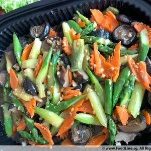Asparagus with Chinese Mushroom