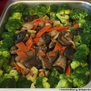 Sauteed Broccoli with Mushroom
