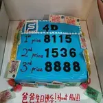 1x 4D Champion @$62.9 (Big Candles : 6) (Eggless : No) (Flavours : Chocolate) (Size : 9 Inch (12-18 pax)) (Small Candles : 3)