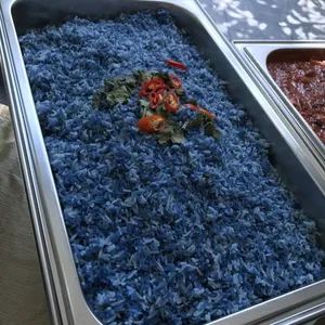 Blue Coconut Rice <i>with butterfly pea flower</i>