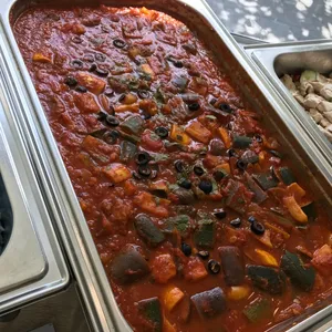 Ratatouille Niçoise (V) <i>french vegetable stew with zucchini, capsicum and eggplant</i>