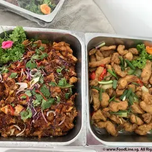 芥菜蚝油炒鱼片 Sliced Fish w/Mustard Plant In Oyster Sauce