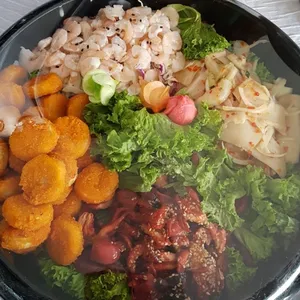 CNY Delicious Platter <br><i>(Thai Style Sea Clams, Marinated Japanese Octopus, Salad Prawns, Fried Golden Scallop)</i>