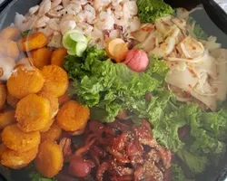 CNY Delicious Platter <br><i>(Thai Style Sea Clams, Marinated Japanese Octopus, Salad Prawns, Fried Golden Scallop)</i> | Customer Photo | Sembawang Eating House Seafood Restaurant