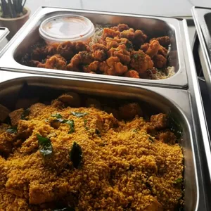 Salted Egg Cereal Tofu <i>with curry leaf and chilli</i>