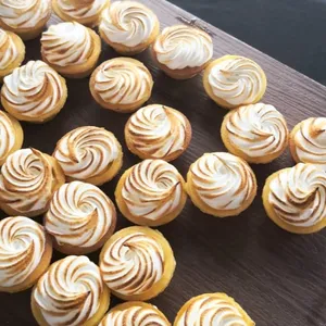Mini Lemon Curd Tart (V) <i> with torched italian meringue</i>