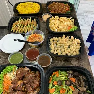 Pineapple Fried Rice with Chicken Floss