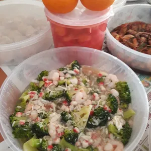 Broccoli With Braised Seafood