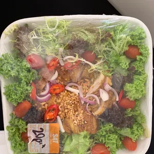 Thai Gai Yang Salad <i>thai grilled chicken pasta salad</i>