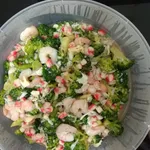 Broccoli With Braised Seafood
