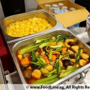 Egg Tofu with Mushroom & Seow Bai Chye