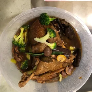 1x Stewed Duck with Chestnuts (Half) 栗子焖鸭 @$20
