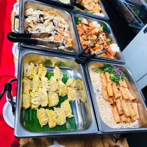 Golden Beancurd with Broccoli and Cauliflower