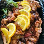 姜橙梅酱焗鸡扒 Baked Chicken Fillet with Plum Sauce