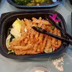 Golden Prawn Torpedo with Spicy Tartar