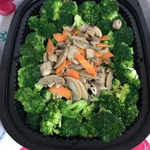 Broccoli mixed mushroom with Fatt Choy