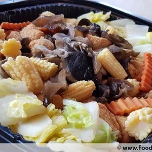Braised Egg Beancurd with Assorted Vegetables
