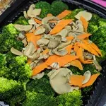 Broccoli mixed mushroom with Fatt Choy