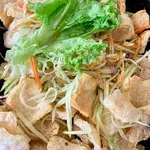Fried Fish Maw with Mango Salad