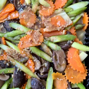 Asparagus with Chinese Mushroom