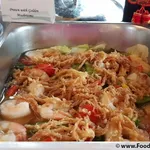 Prawn with Golden Mushrooms